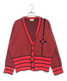 GIVENCHY（ジバンシィ）の古着「ニットカーディガン」｜レッド