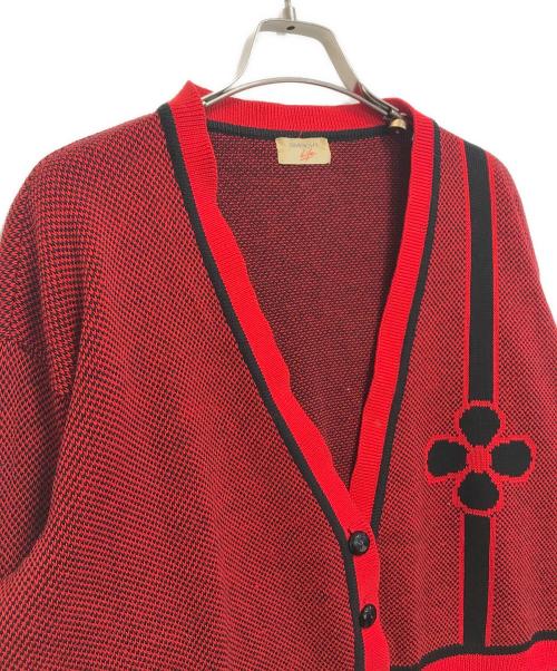 GIVENCHY（ジバンシィ）GIVENCHY (ジバンシィ) ニットカーディガン レッド サイズ:9の古着・服飾アイテム
