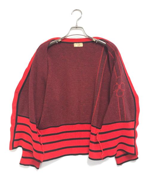 GIVENCHY（ジバンシィ）GIVENCHY (ジバンシィ) ニットカーディガン レッド サイズ:9の古着・服飾アイテム