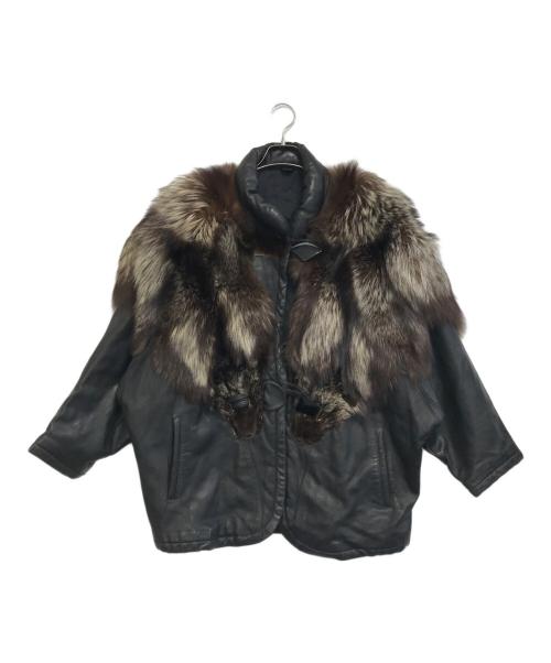 SAGA FOX（サガフォックス）SAGA FOX (サガフォックス) レザージャケット ブラック サイズ:FREEの古着・服飾アイテム