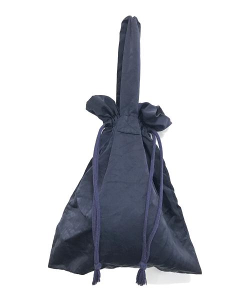 ROBE DE CHAMBRE COMME DES GARCONS（ローブドシャンブル コムデギャルソン）ROBE DE CHAMBRE COMME DES GARCONS (ローブドシャンブル コムデギャルソン) 巾着 ネイビーの古着・服飾アイテム