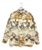 Abercrombie & Fitchアバクロンビー アンド フィッチ）の古着「サファリジャケット」｜ベージュ