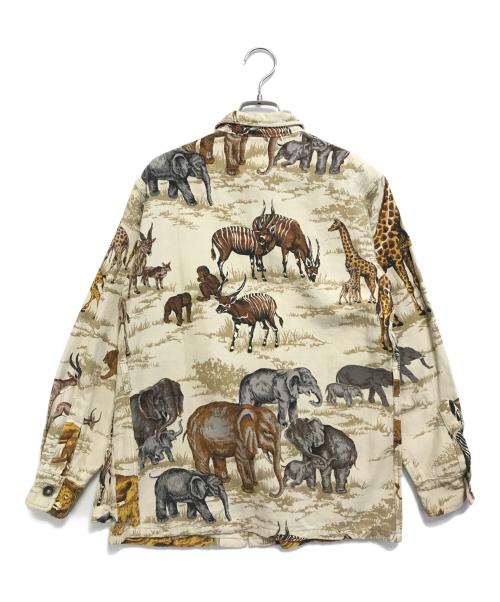 Abercrombie & Fitch（アバクロンビー アンド フィッチ）Abercrombie & Fitch (アバクロンビー アンド フィッチ) サファリジャケット ベージュ サイズ:表記なしの古着・服飾アイテム