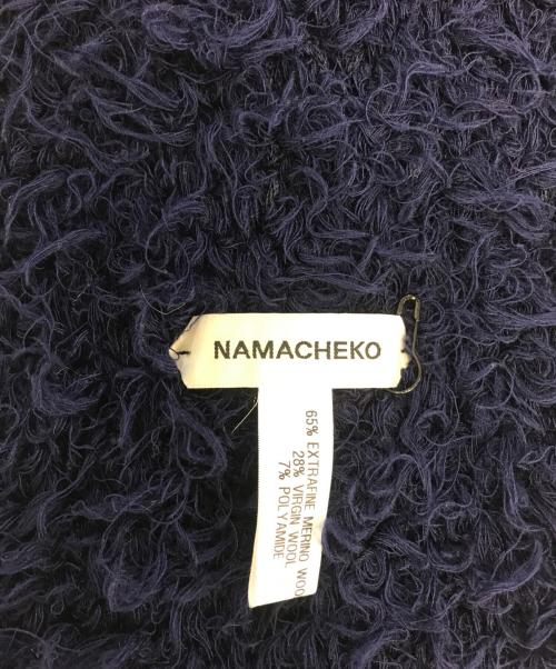 NAMACHEKO（ナマチェコ）NAMACHEKO (ナマチェコ) THORNHAM SCARF ネイビー サイズ:表記なしの古着・服飾アイテム