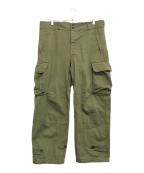 VINTAGE MILITARYヴィンテージ ミリタリー）の古着「Ｍ-47カーゴパンツ」｜カーキ