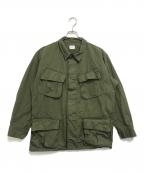 VINTAGE MILITARYヴィンテージ ミリタリー）の古着「US ARMY 70’sジャングルファティーグジャケット」｜グリーン