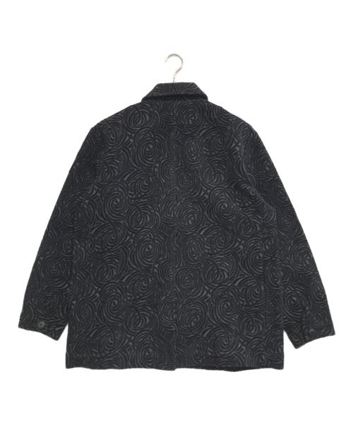 CALEE（キャリー）CALEE (キャリー) 総柄ジャケット ブラック サイズ:LARGEの古着・服飾アイテム