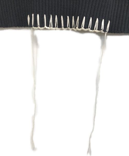 NOT CONVENTIONAL（ノットコンベンショナル）NOT CONVENTIONAL (ノットコンベンショナル) カシュクールニット ブラック サイズ:FREEの古着・服飾アイテム