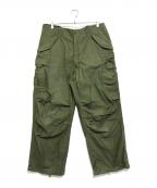VINTAGE MILITARYヴィンテージ ミリタリー）の古着「US ARMY 60’sM-65ミリタリーパンツ」｜グリーン