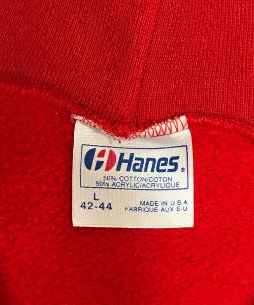 Hanes（ヘインズ）Hanes (ヘインズ) パーカー レッド サイズ:Lの古着・服飾アイテム