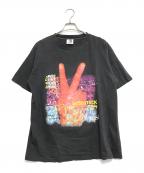 PEPSI×WOODSTOCKペプシ×ウッドストック）の古着「プリントTシャツ」｜ブラック