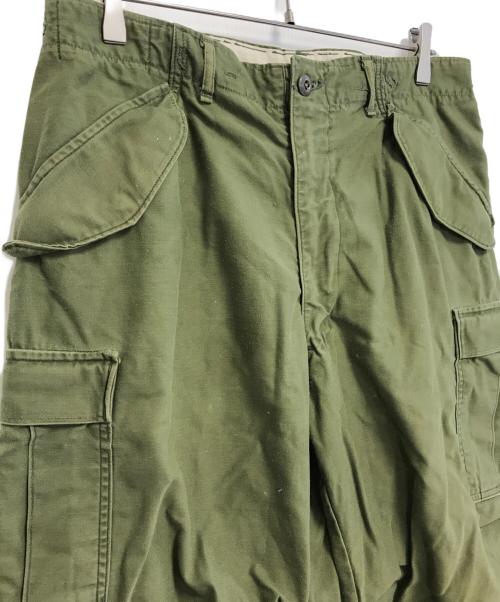 VINTAGE MILITARY（ヴィンテージ ミリタリー）VINTAGE MILITARY (ヴィンテージ ミリタリー) US ARMY Ｍ-65カーゴパンツ グリーン サイズ:MEDIUM-SHORTの古着・服飾アイテム