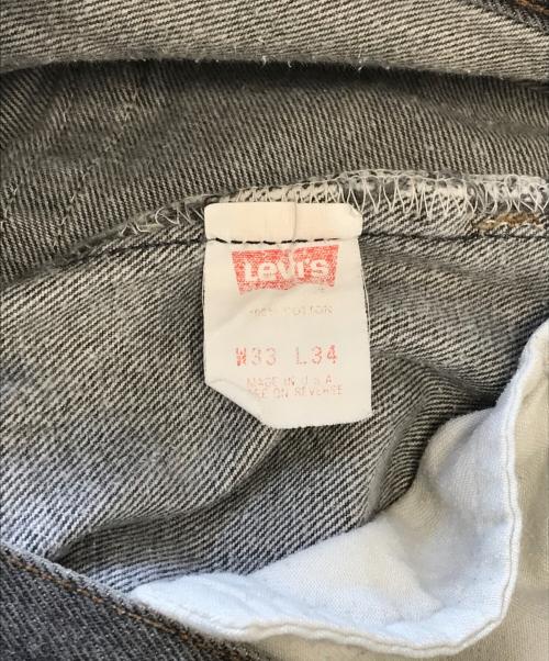 LEVI'S（リーバイス）LEVI'S (リーバイス) 501先染めブラックデニム ブラック サイズ:W33 L34の古着・服飾アイテム