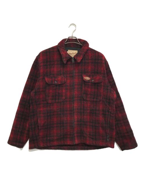 WOOLRICH（ウールリッチ）WOOLRICH (ウールリッチ) ジップアップジャケット レッド サイズ:Lの古着・服飾アイテム