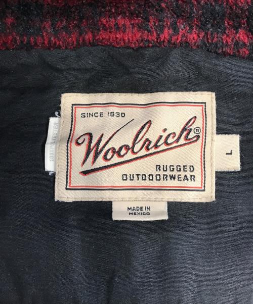 WOOLRICH（ウールリッチ）WOOLRICH (ウールリッチ) ジップアップジャケット レッド サイズ:Lの古着・服飾アイテム