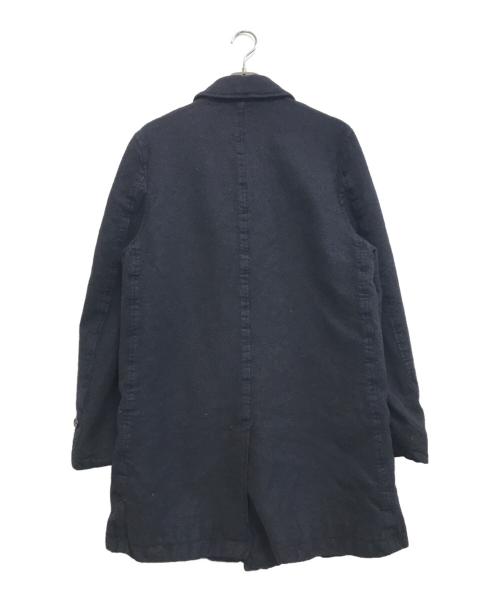 COMME des GARCONS HOMME（コムデギャルソン オム）COMME des GARCONS HOMME (コムデギャルソン オム) 縮絨ウールコート ブラック サイズ:Sの古着・服飾アイテム