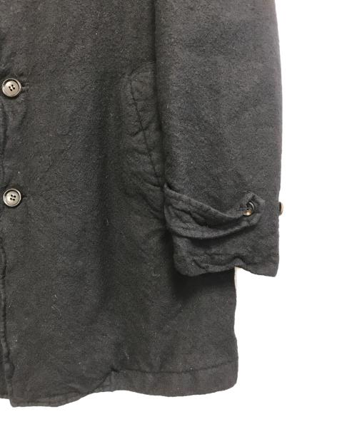 COMME des GARCONS HOMME（コムデギャルソン オム）COMME des GARCONS HOMME (コムデギャルソン オム) 縮絨ウールコート ブラック サイズ:Sの古着・服飾アイテム