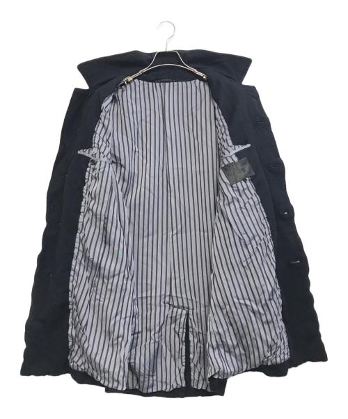 COMME des GARCONS HOMME（コムデギャルソン オム）COMME des GARCONS HOMME (コムデギャルソン オム) 縮絨ウールコート ブラック サイズ:Sの古着・服飾アイテム