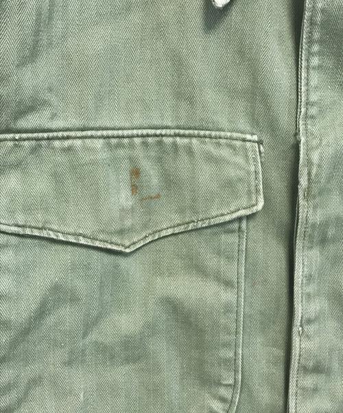 VINTAGE MILITARY（ヴィンテージ ミリタリー）VINTAGE MILITARY (ヴィンテージ ミリタリー) USMC P-53 HBTジャケット カーキ サイズ:表記なしの古着・服飾アイテム