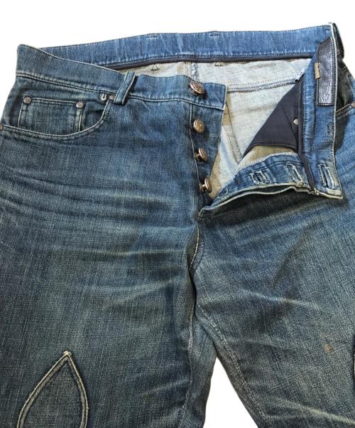 CHROME HEARTS（クロムハーツ）CHROME HEARTS (クロムハーツ) フレアニーデニム インディゴ サイズ:34×32の古着・服飾アイテム