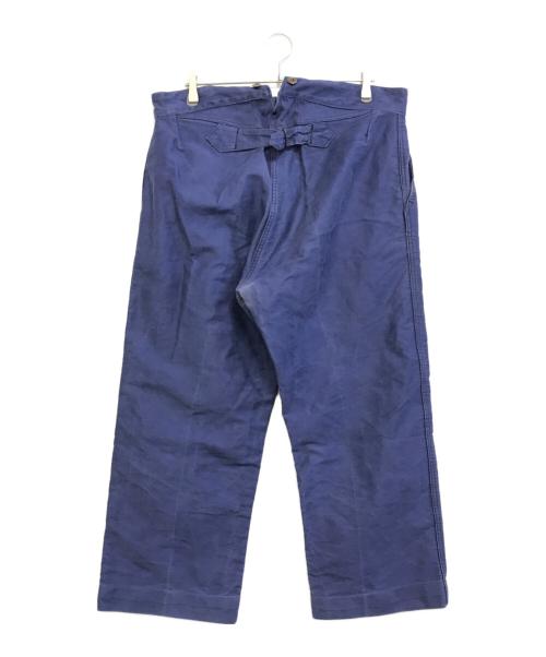 DUBURE&DEVERCHERE（デュビュール・エ・ドゥヴェルシェール）DUBURE&DEVERCHERE (デュビュール・エ・ドゥヴェルシェール) ブルーモールスキンパンツ ブルー サイズ:表記なしの古着・服飾アイテム