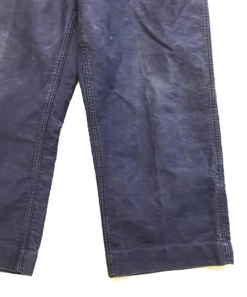 DUBURE&DEVERCHERE（デュビュール・エ・ドゥヴェルシェール）DUBURE&DEVERCHERE (デュビュール・エ・ドゥヴェルシェール) ブルーモールスキンパンツ ブルー サイズ:表記なしの古着・服飾アイテム
