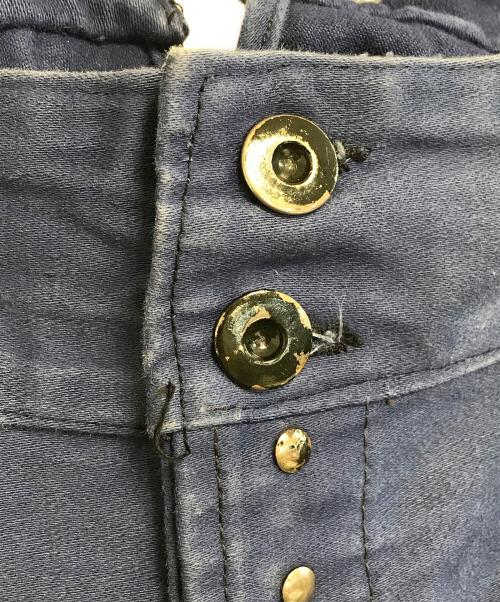 DUBURE&DEVERCHERE（デュビュール・エ・ドゥヴェルシェール）DUBURE&DEVERCHERE (デュビュール・エ・ドゥヴェルシェール) ブルーモールスキンパンツ ブルー サイズ:表記なしの古着・服飾アイテム