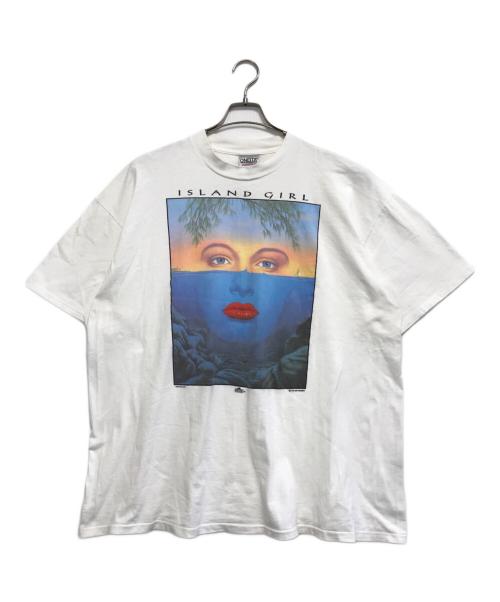 ONEITA（オニータ）ONEITA (オニータ) アートｔシャツ ホワイト サイズ:XXL(50-52)の古着・服飾アイテム