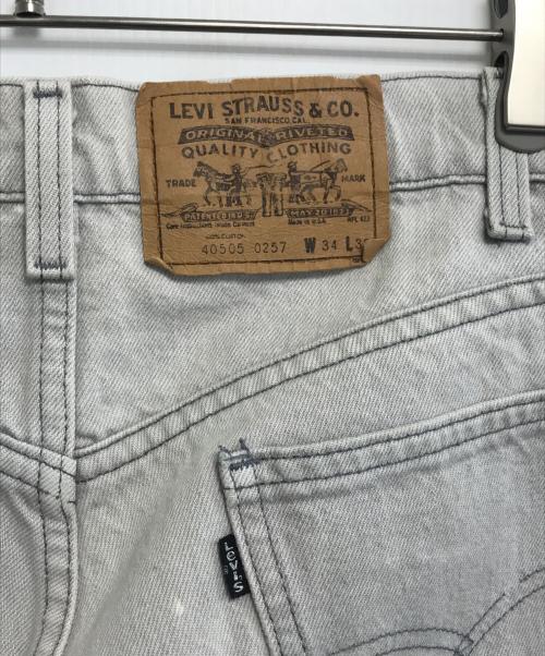 LEVI'S（リーバイス）LEVI'S (リーバイス) 先染めブラックデニム グレー サイズ:W34 L32の古着・服飾アイテム