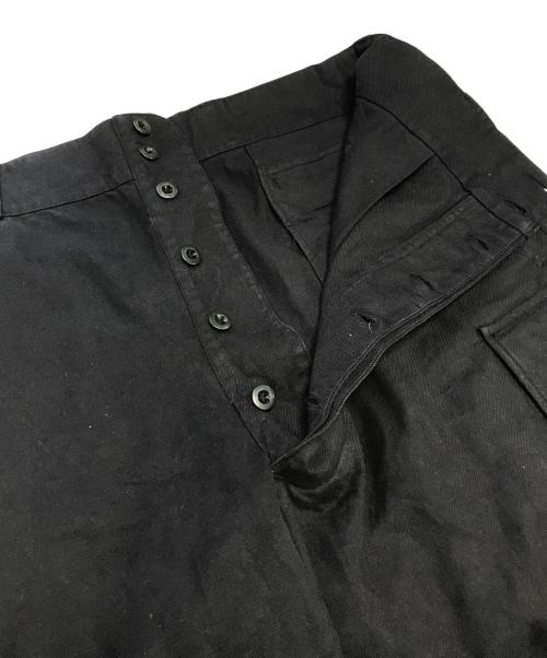 VINTAGE MILITARY（ヴィンテージ ミリタリー）VINTAGE MILITARY (ヴィンテージ ミリタリー) FRENCH MILITARY(フランス軍) M-47カーゴパンツ ブラック サイズ:表記なしの古着・服飾アイテム