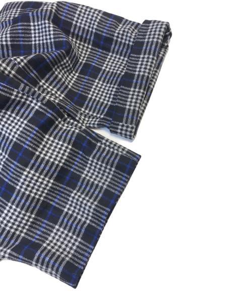 VERSACE（ヴェルサーチェ）VERSACE (ヴェルサーチェ) チェックパンツ ブルー サイズ:50の古着・服飾アイテム