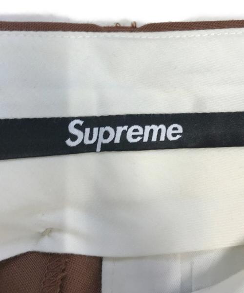 SUPREME（シュプリーム）SUPREME (シュプリーム) 1タックスラックス ブラウン サイズ:30の古着・服飾アイテム