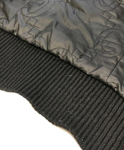 GUCCI（グッチ）GUCCI (グッチ) 中綿ジャケット ブラック サイズ:38の古着・服飾アイテム