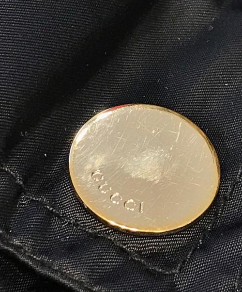 GUCCI（グッチ）GUCCI (グッチ) 中綿ジャケット ブラック サイズ:38の古着・服飾アイテム