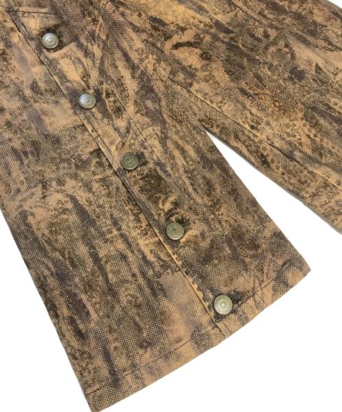 TORNADO MART（トルネードマート）TORNADO MART (トルネードマート) 総柄フレアパンツ ブラウン サイズ:36の古着・服飾アイテム