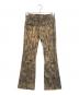TORNADO MART (トルネードマート) 総柄フレアパンツ ブラウン サイズ:36：15000円