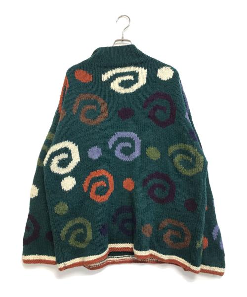 VINTAGE（ヴィンテージ）VINTAGE (ヴィンテージ) エクアドルニット グリーン サイズ:表記なしの古着・服飾アイテム