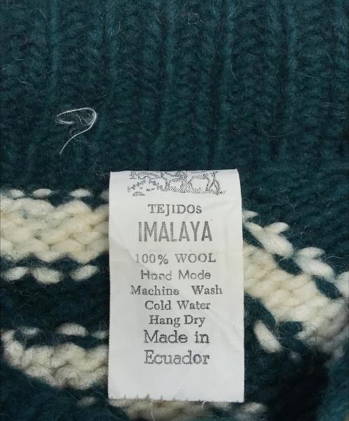 VINTAGE（ヴィンテージ）VINTAGE (ヴィンテージ) エクアドルニット グリーン サイズ:表記なしの古着・服飾アイテム
