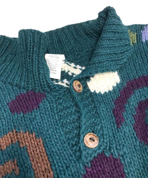 VINTAGE（ヴィンテージ）VINTAGE (ヴィンテージ) エクアドルニット グリーン サイズ:表記なしの古着・服飾アイテム