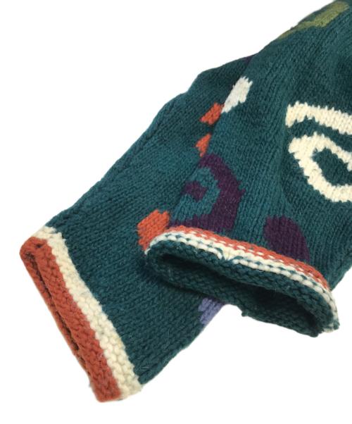 VINTAGE（ヴィンテージ）VINTAGE (ヴィンテージ) エクアドルニット グリーン サイズ:表記なしの古着・服飾アイテム