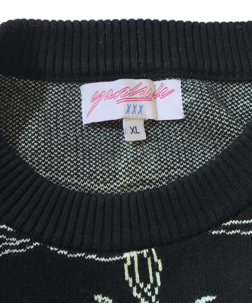 YARDSALE（ヤードセール）YARDSALE (ヤードセール) barbera knit ブラック サイズ:XL　　　の古着・服飾アイテム