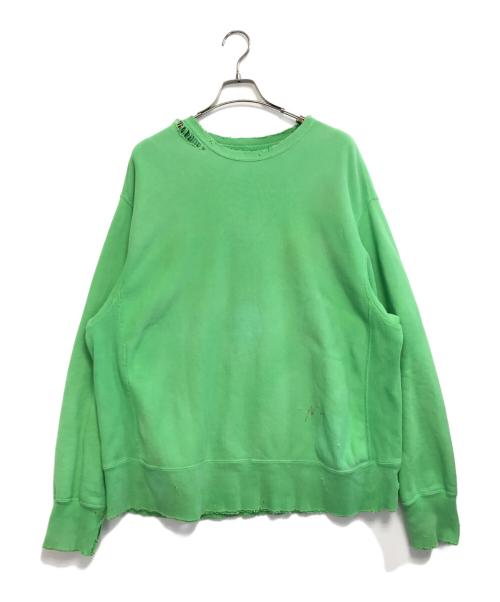ANCELLM（アンセルム）ANCELLM (アンセルム) DYED DAMAGE SWEAT ブラウン サイズ:2の古着・服飾アイテム