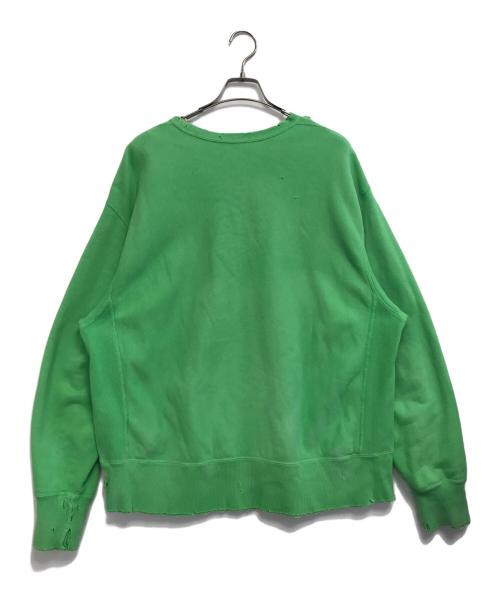 ANCELLM（アンセルム）ANCELLM (アンセルム) DYED DAMAGE SWEAT ブラウン サイズ:2の古着・服飾アイテム