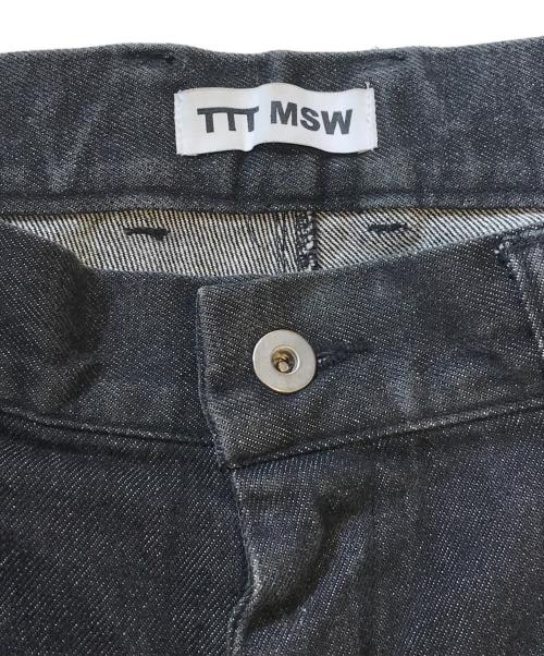 TTT MSW（ティー）TTT MSW (ティー) デニムパンツ ブラック サイズ:Mの古着・服飾アイテム