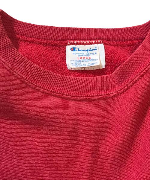 Champion（チャンピオン）Champion (チャンピオン) 80’sリバースウィーブスウェット レッド サイズ:Lの古着・服飾アイテム