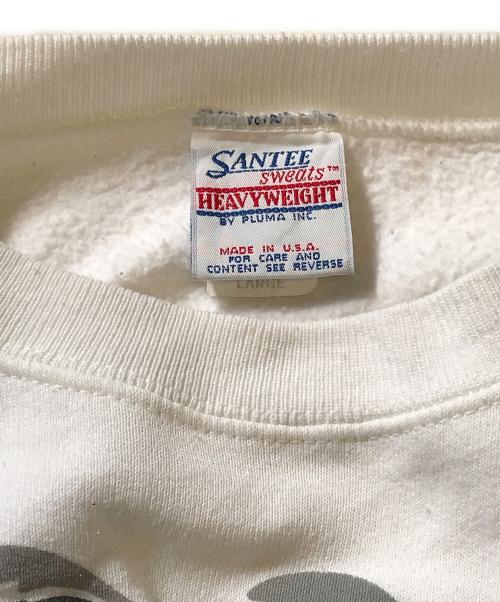 sundae（サンデー）sundae (サンデー) スウェット ホワイト サイズ:Lの古着・服飾アイテム