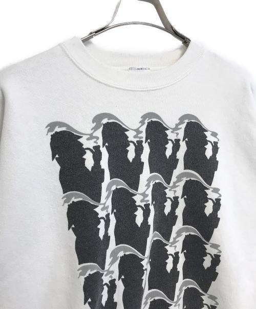 sundae（サンデー）sundae (サンデー) スウェット ホワイト サイズ:Lの古着・服飾アイテム