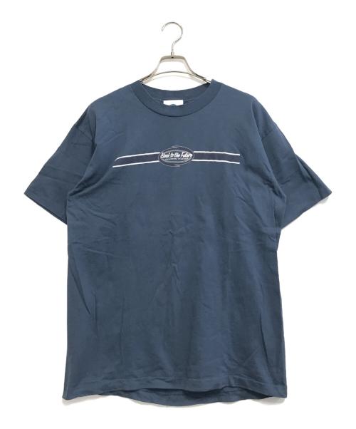 ムービーTシャツ（ムービーTシャツ）ムービーTシャツ (ムービーTシャツ) 90s BACK TO THE FUTURE(バックトゥザフューチャー)ムービーTシャツ ネイビー サイズ:Lの古着・服飾アイテム