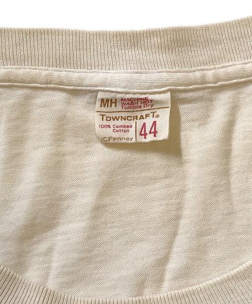 TOWN CRAFT（タウンクラフト）TOWN CRAFT (タウンクラフト) Tシャツ アイボリー サイズ:44の古着・服飾アイテム