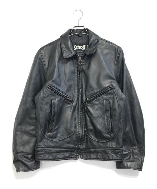 Schott（ショット）Schott (ショット) レザージャケット ブラック サイズ:36の古着・服飾アイテム
